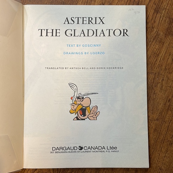 EUC Asterix the Gladiator (1980) English edition - Picture 3 of 3